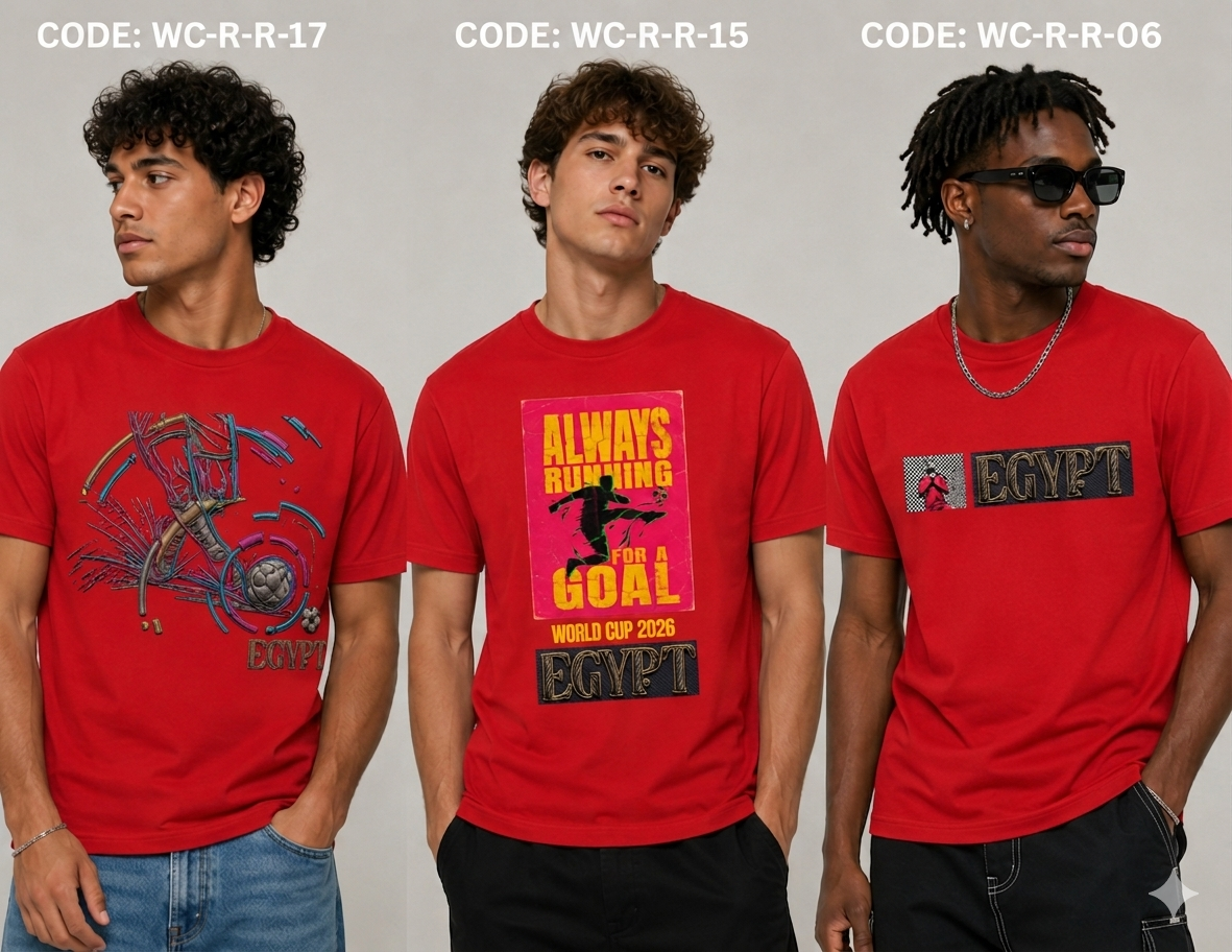 WORLD CUP GOAL T-SHIRT GLOSS FOOTBALL PRINT
