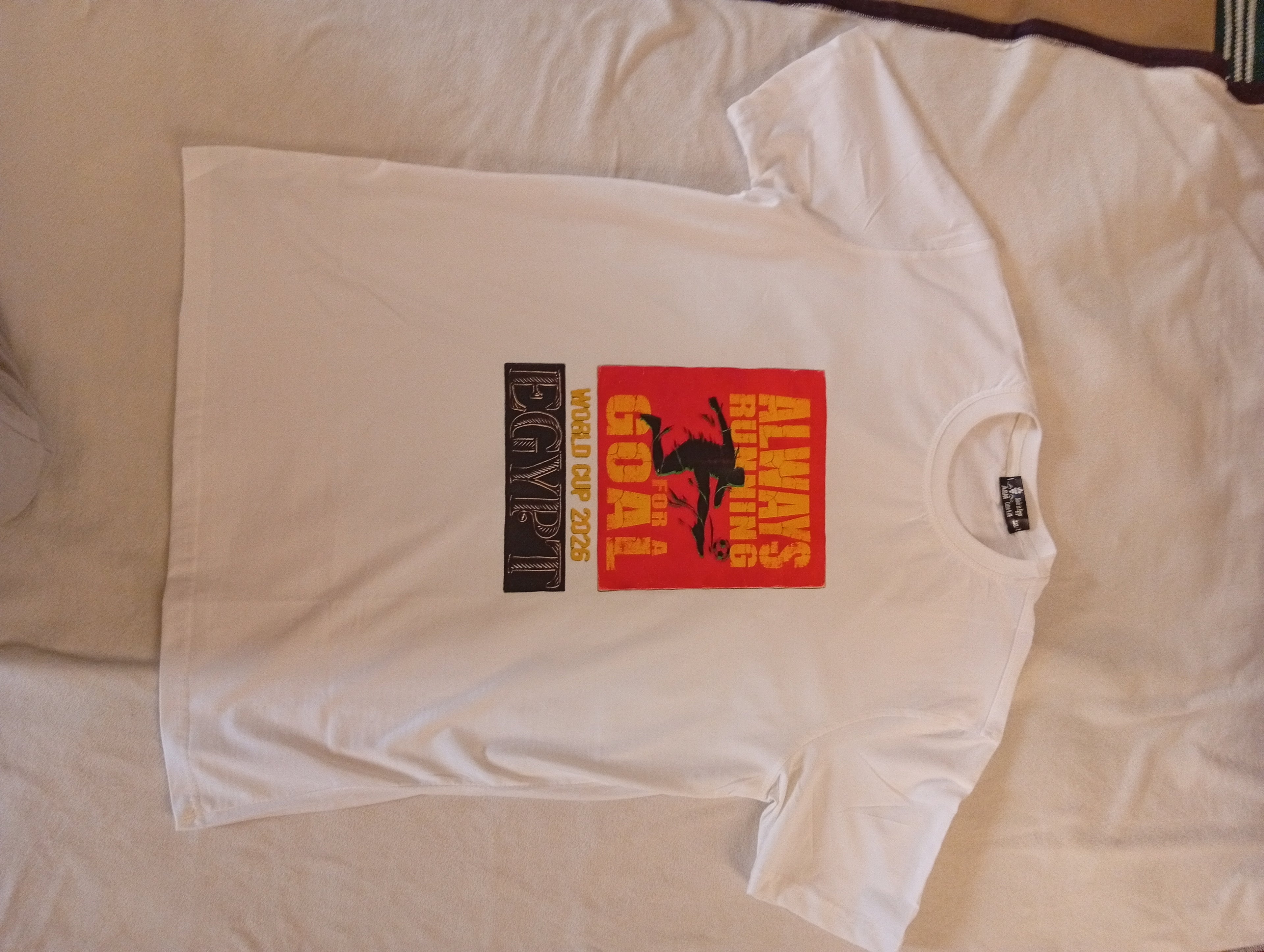 WORLD CUP GOAL T-SHIRT GLOSS FOOTBALL PRINT
